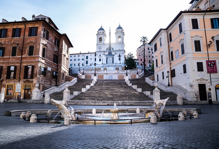 rzym atrakcje schody hiszpanskie